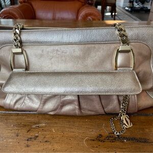 Authentic Vintage Cartier La Doña Metallic Leather Bag - Rare